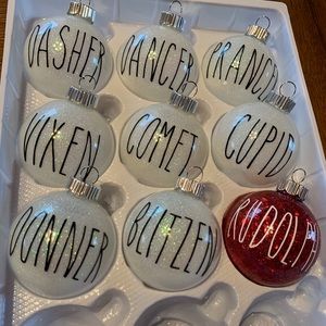 Santa’s Reindeer Christmas Bulbs